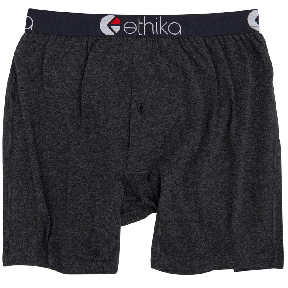 Ethika Men's Charcoal Boxer Briefs